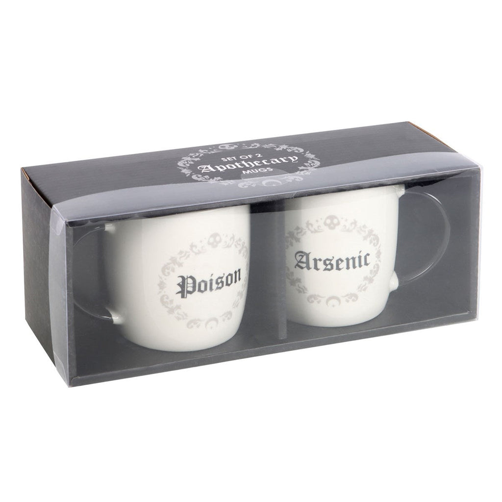 Kate's Clothing Poison and Arsenic Gothic Couples Mug Set - 350ml