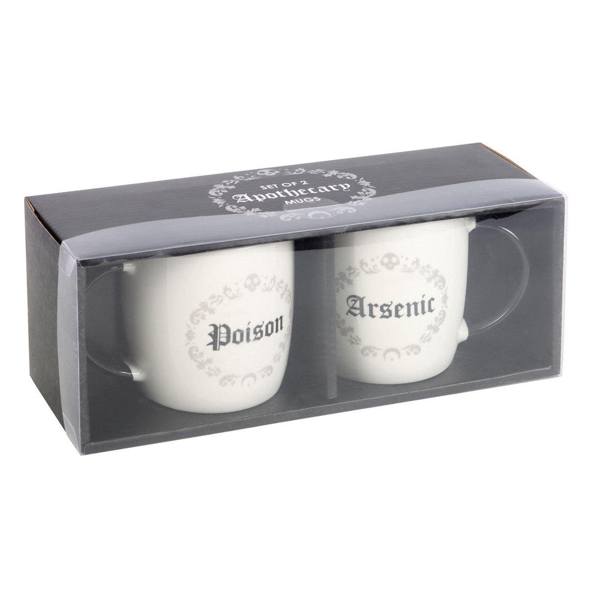 Kate's Clothing Poison and Arsenic Gothic Couples Mug Set - 350ml