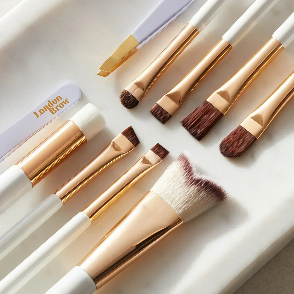 London Brow Multi-Use Brow Brush #4 | Flat Synthetic Precision Brush