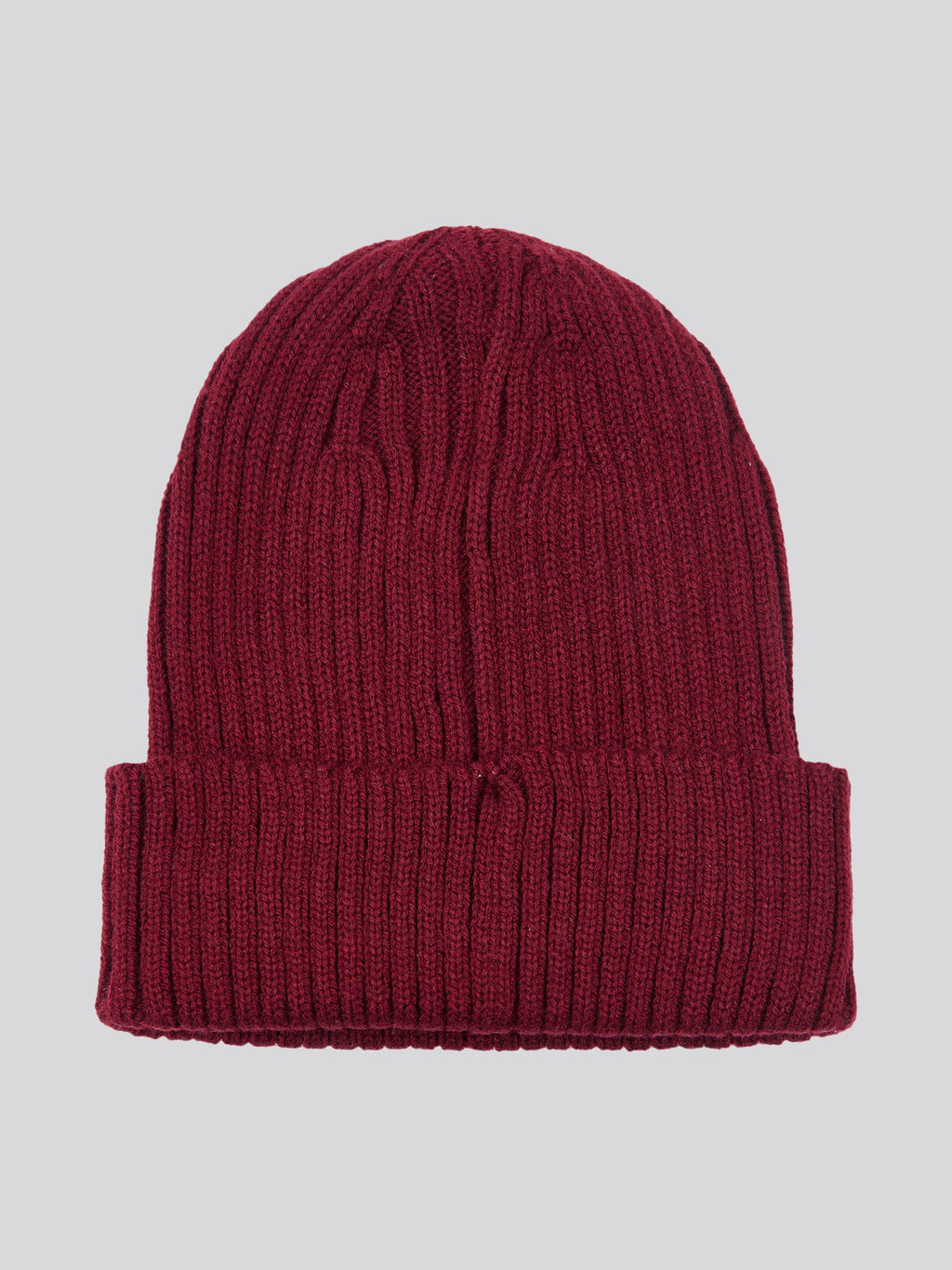 Chunky Rib Beanie in Windsor Wine