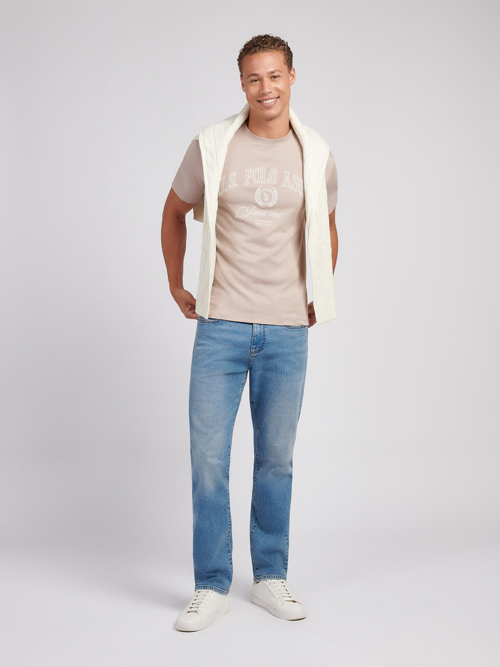 Mens Premium Graphic T-Shirt in Atmosphere