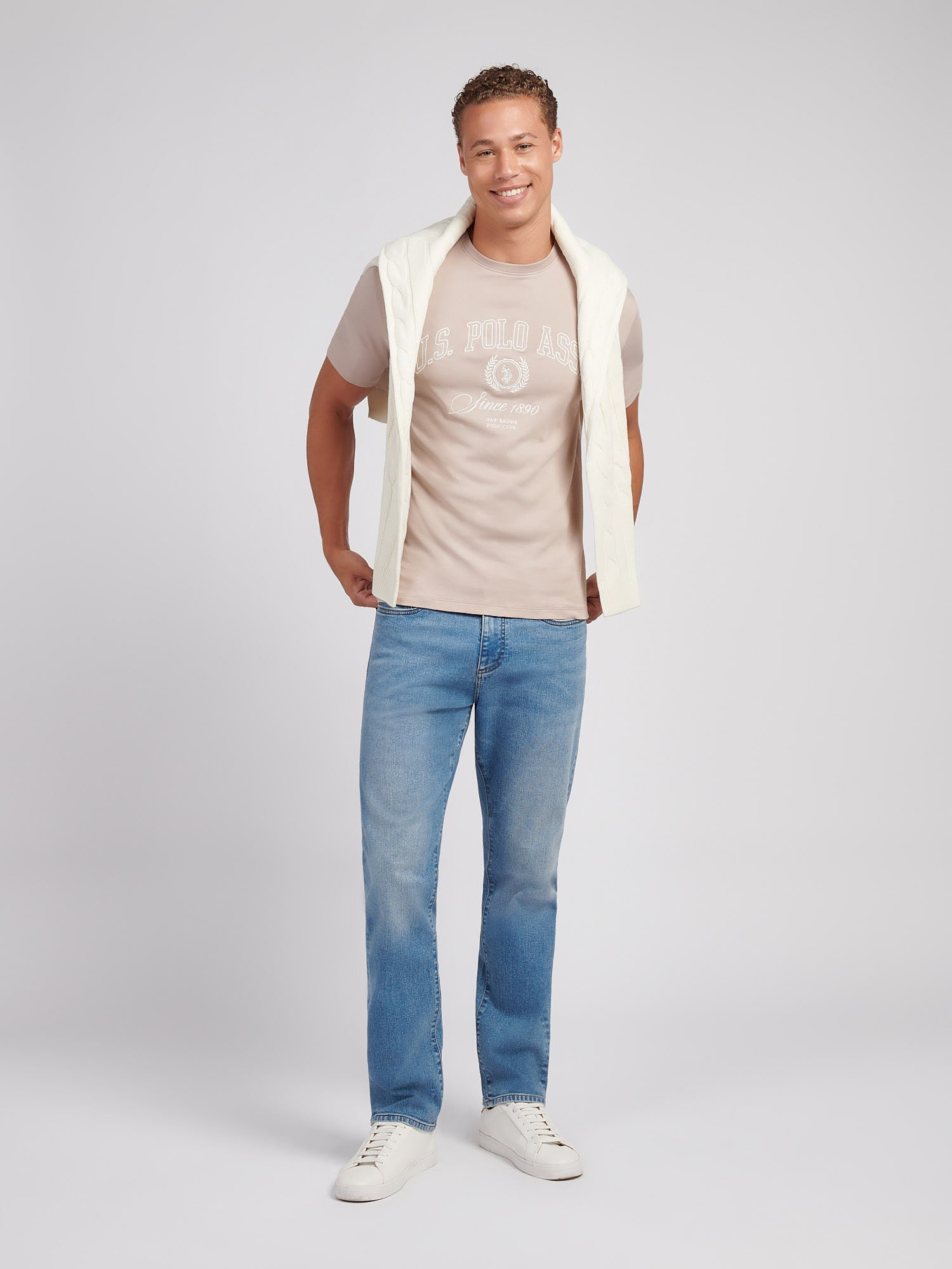 Mens Premium Graphic T-Shirt in Atmosphere
