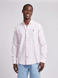 Mens Oxford Stripe  Shirt Tickled Pink
