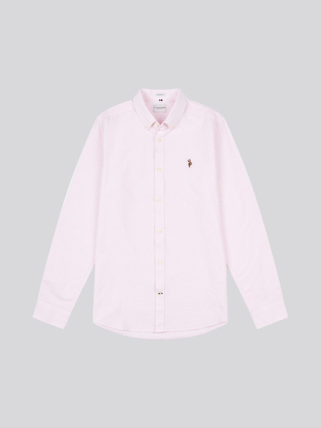 Mens Oxford Stripe  Shirt Tickled Pink