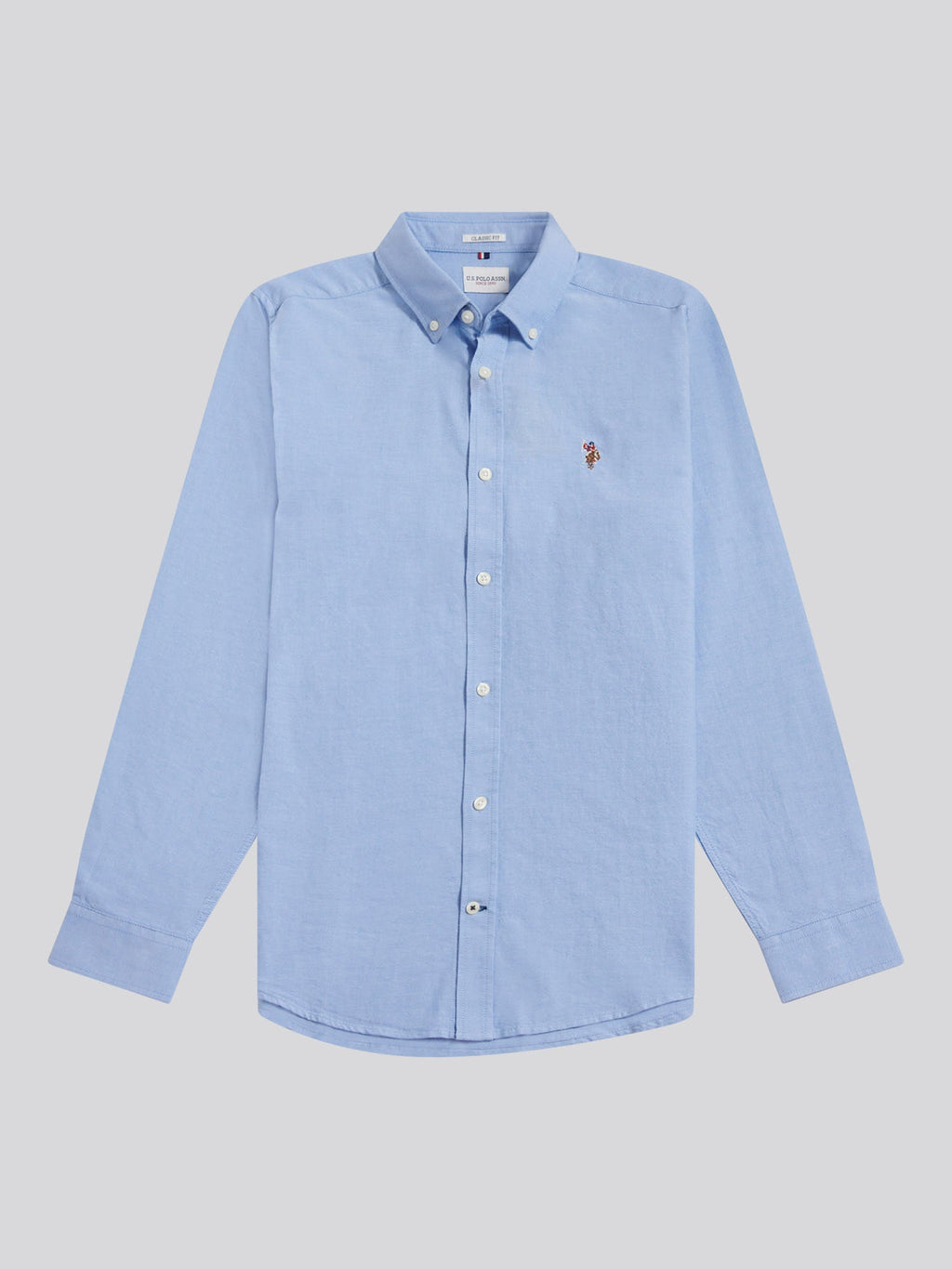 Mens Peached Oxford Shirt Blue Yonder