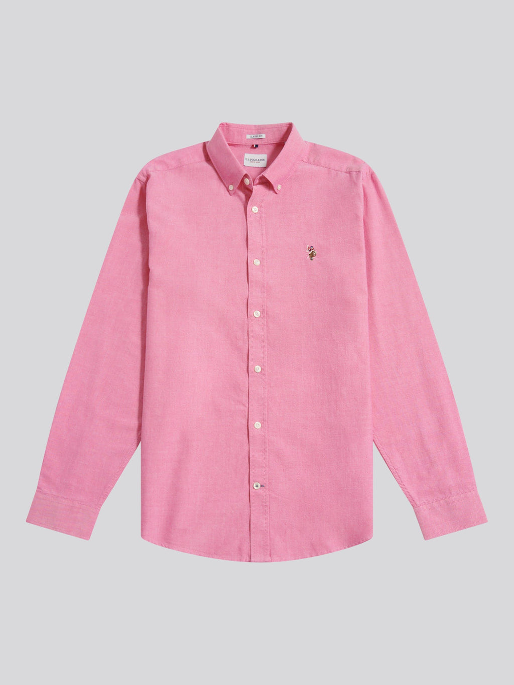 Mens Peached Oxford Shirt Chateau Rose