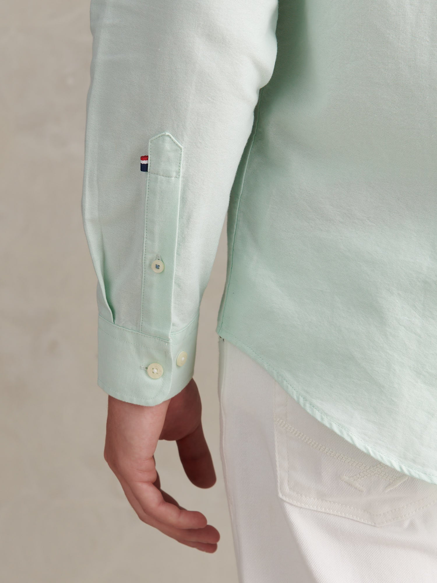 Mens Peached Oxford Shirt Bay