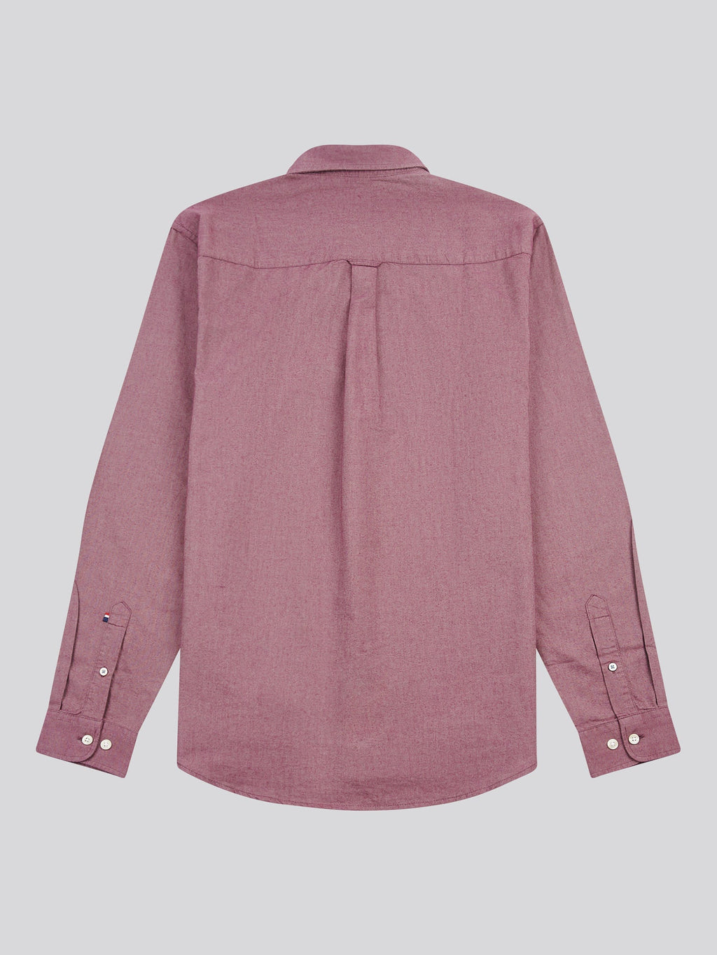 Mens Peached Oxford Shirt Grape Wine