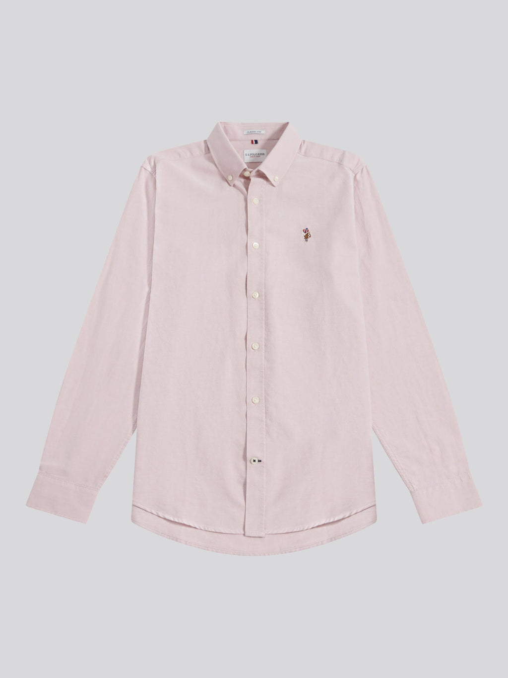 Mens Peached Oxford Shirt Sepia Rose