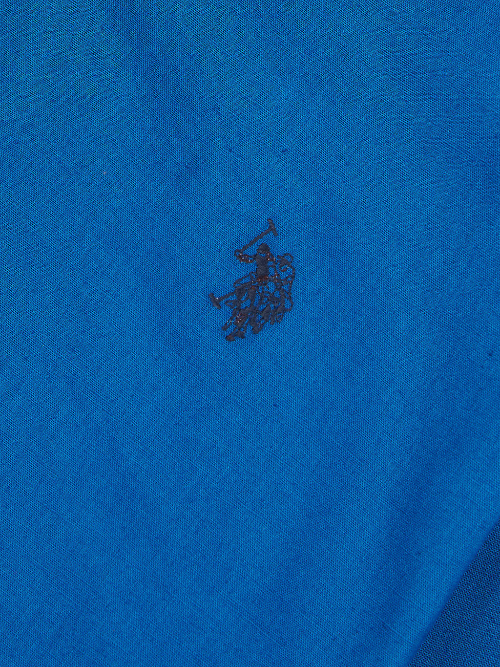 Mens Linen Blend Shirt Deja Vu Blue