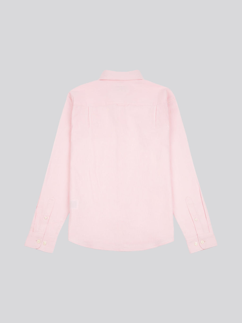 Mens Linen Blend Shirt Pink a Boo