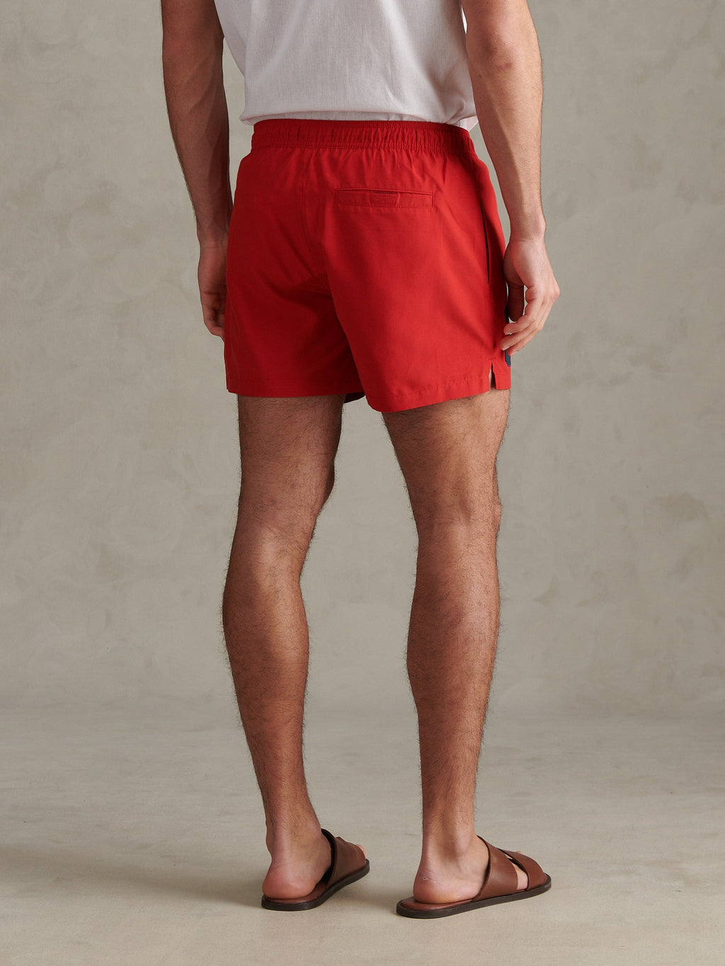 Mens Player 3 Swim Short Haute Red