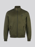Mens Cotton Twill Harrington Jacket Forest Night
