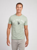 Mens Signature Arch Print T-Shirt Iceberg Green