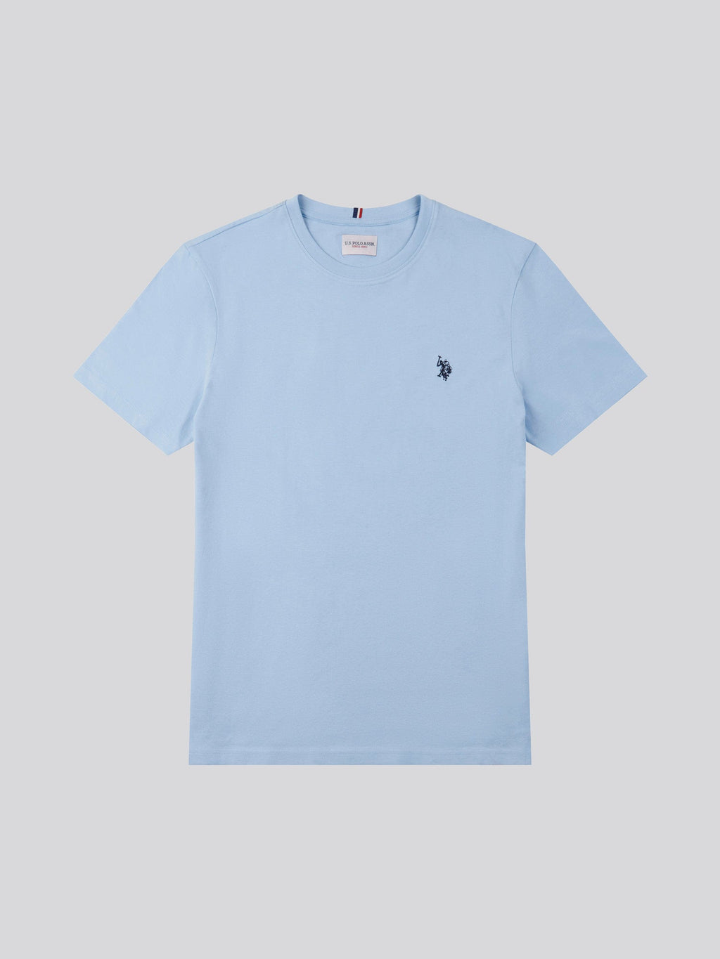 Mens Double Horsemen T-Shirt Chambray Blue
