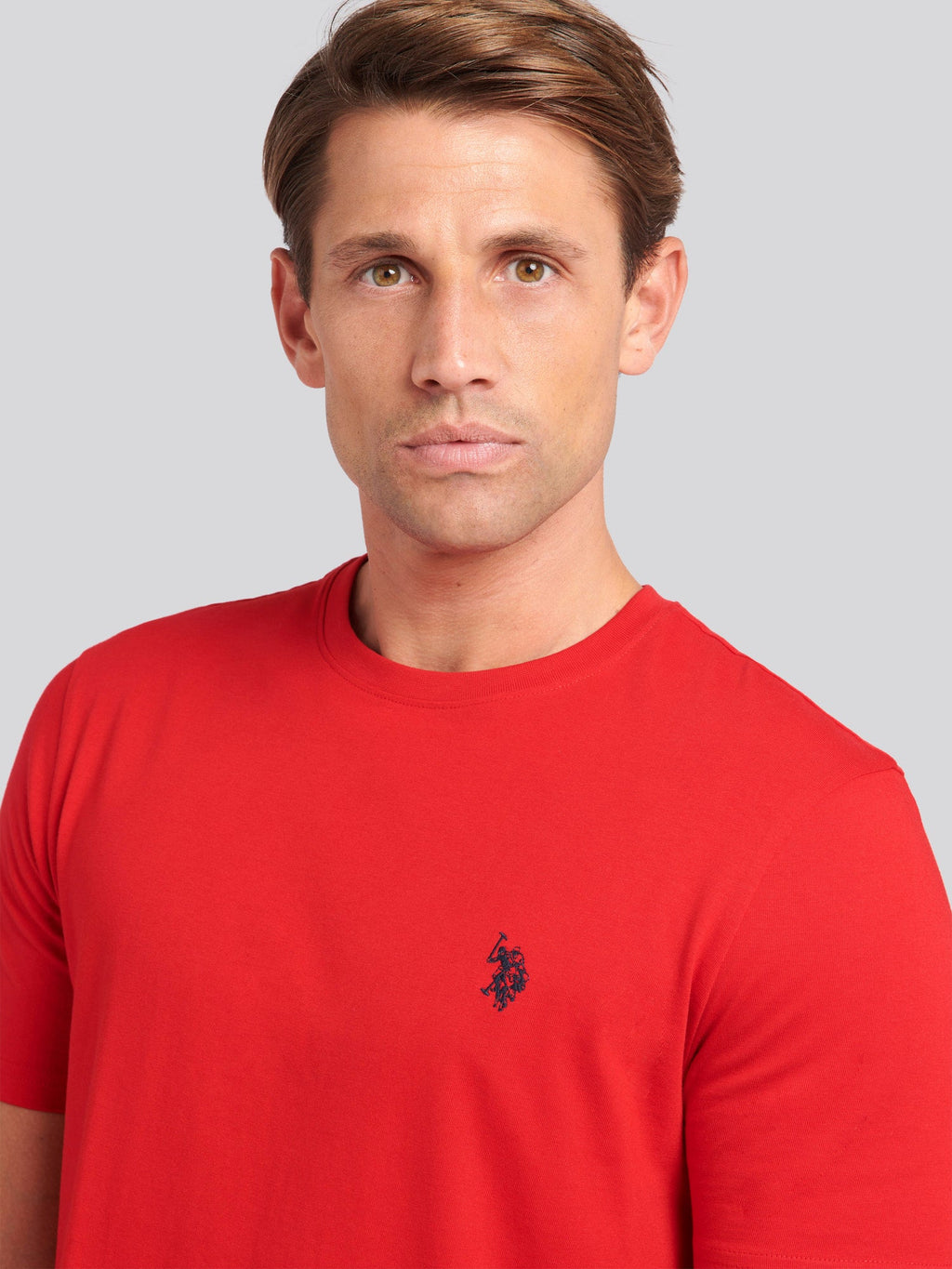 Mens Double Horsemen T-Shirt Haute Red