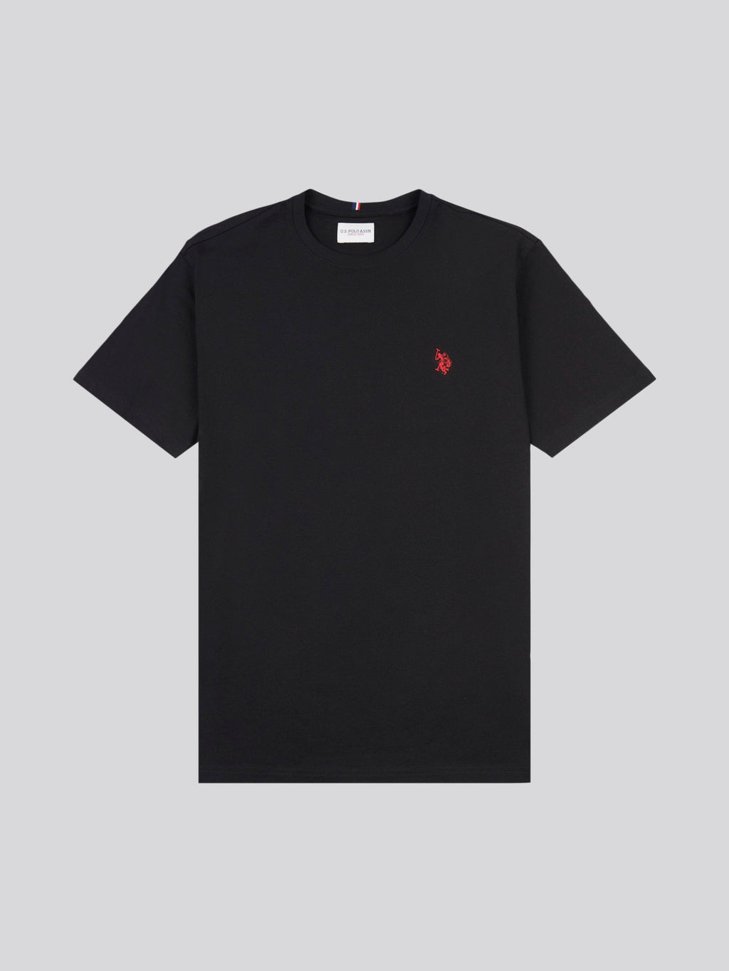 Mens Double Horsemen T-Shirt Black / Haute Red DHM