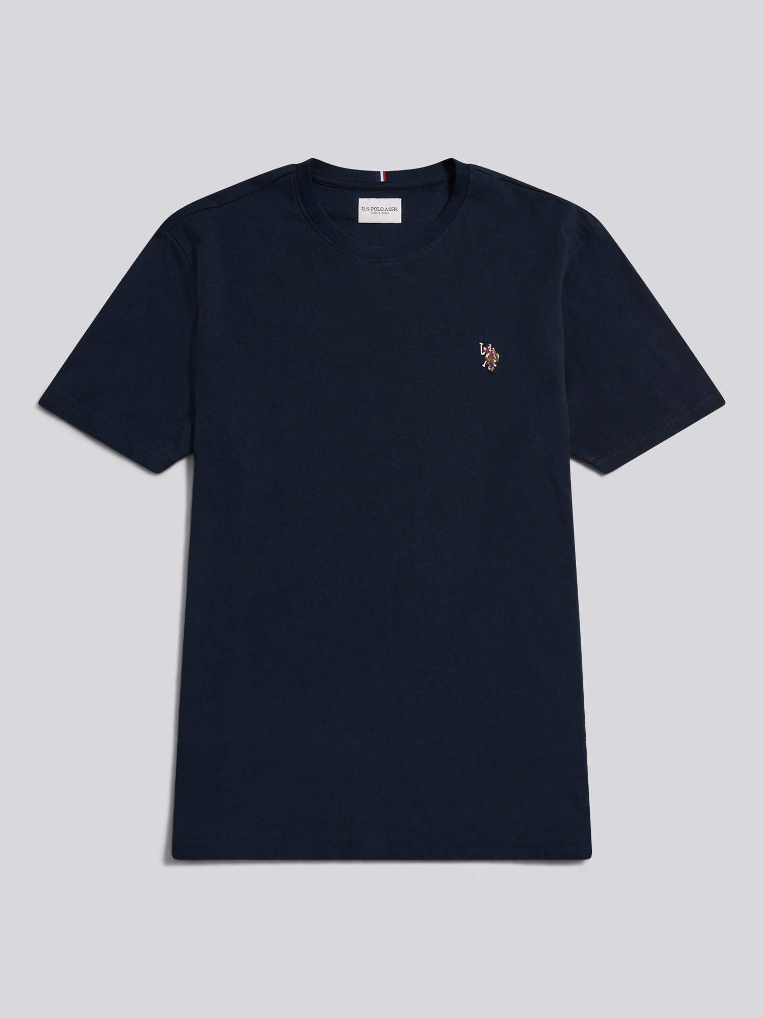 Mens Double Horsemen T-Shirt Dark Sapphire Navy / Multi Coloured DHM