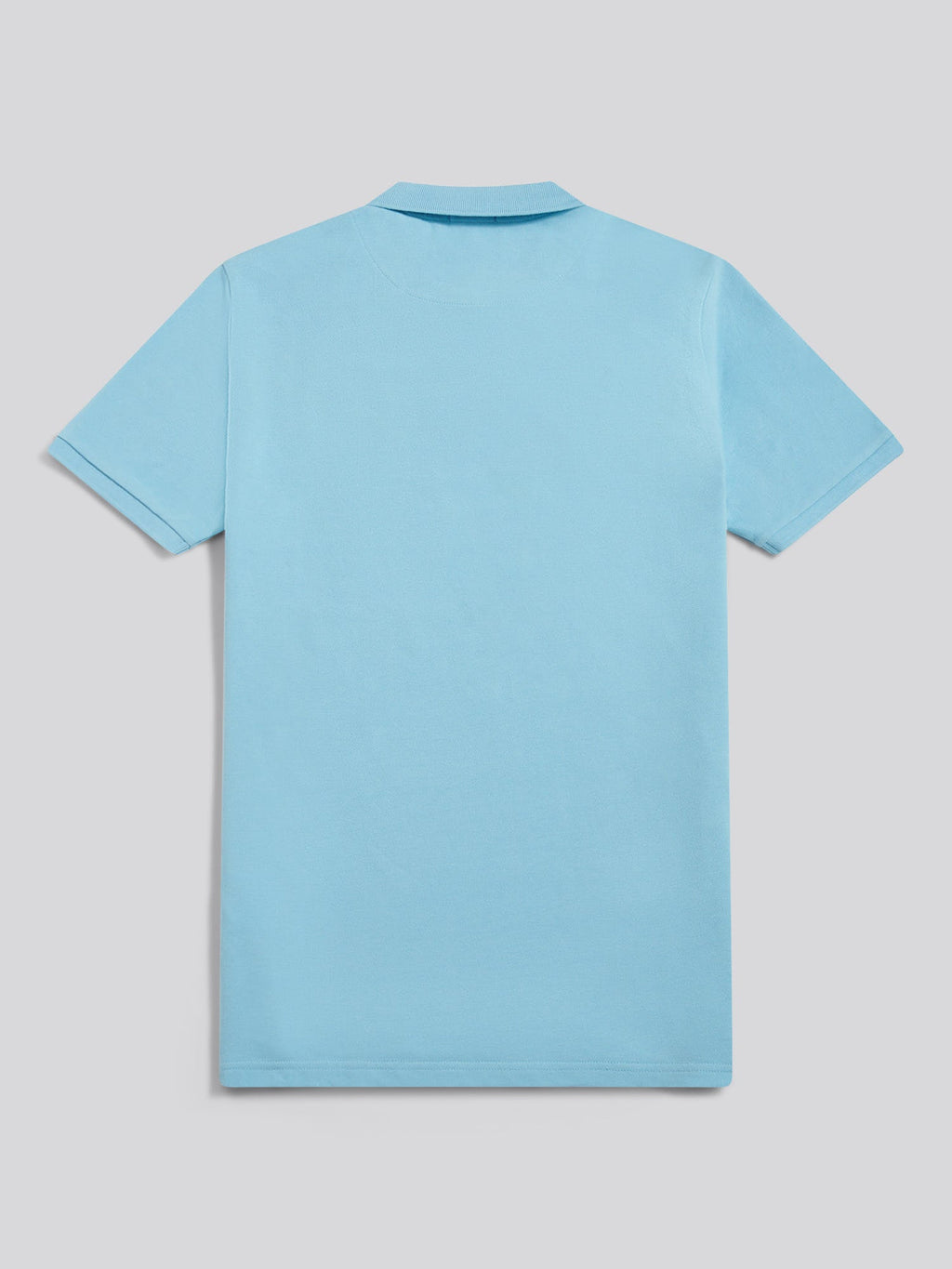 Mens Double Horsemen Polo Shirt Air Blue