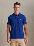 Mens Double Horsemen Polo Shirt Sodalite Blue