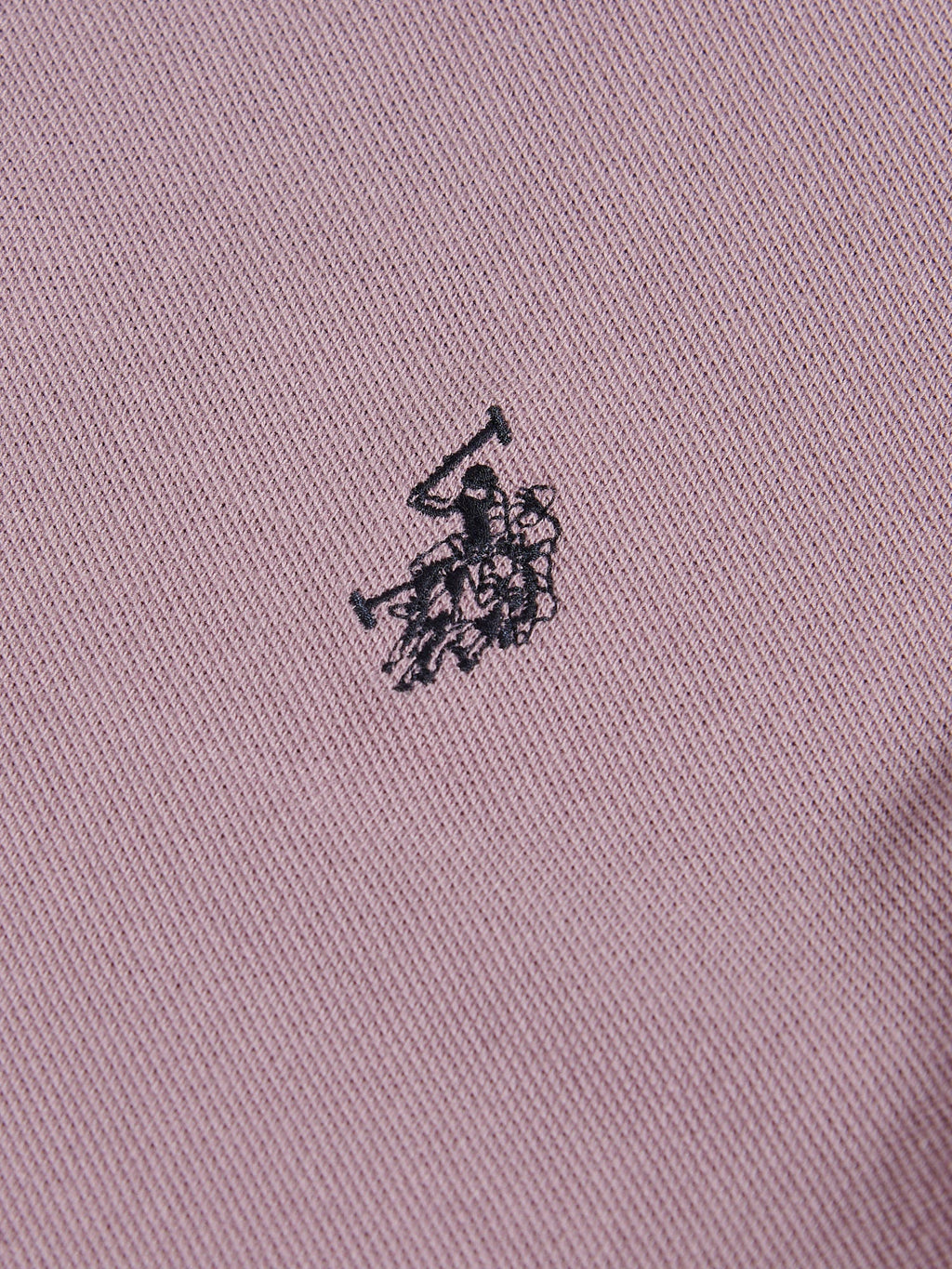Mens Double Horsemen Polo Shirt Elderberry
