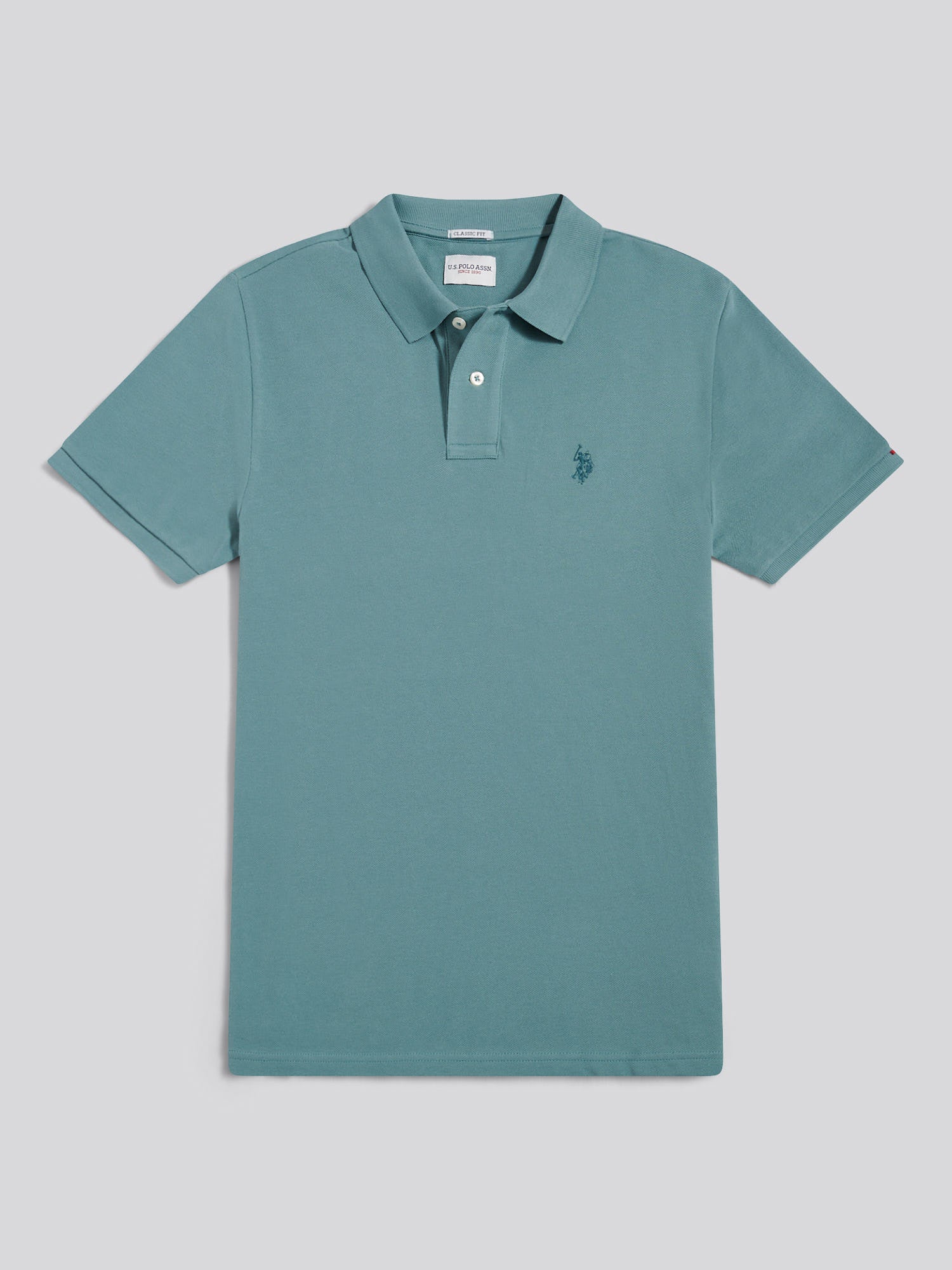 Mens Double Horsemen Polo Shirt Arctic