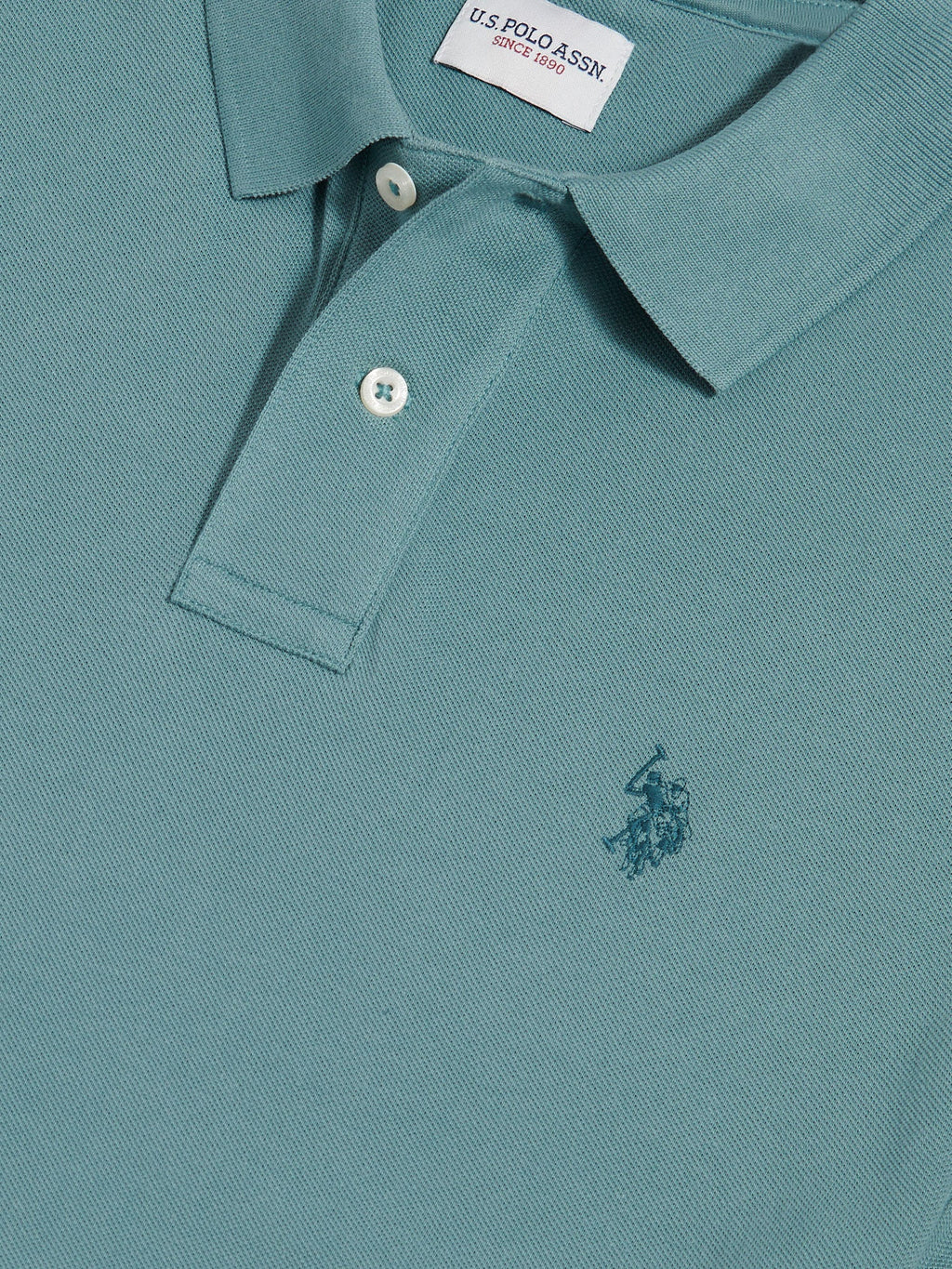 Mens Double Horsemen Polo Shirt Arctic