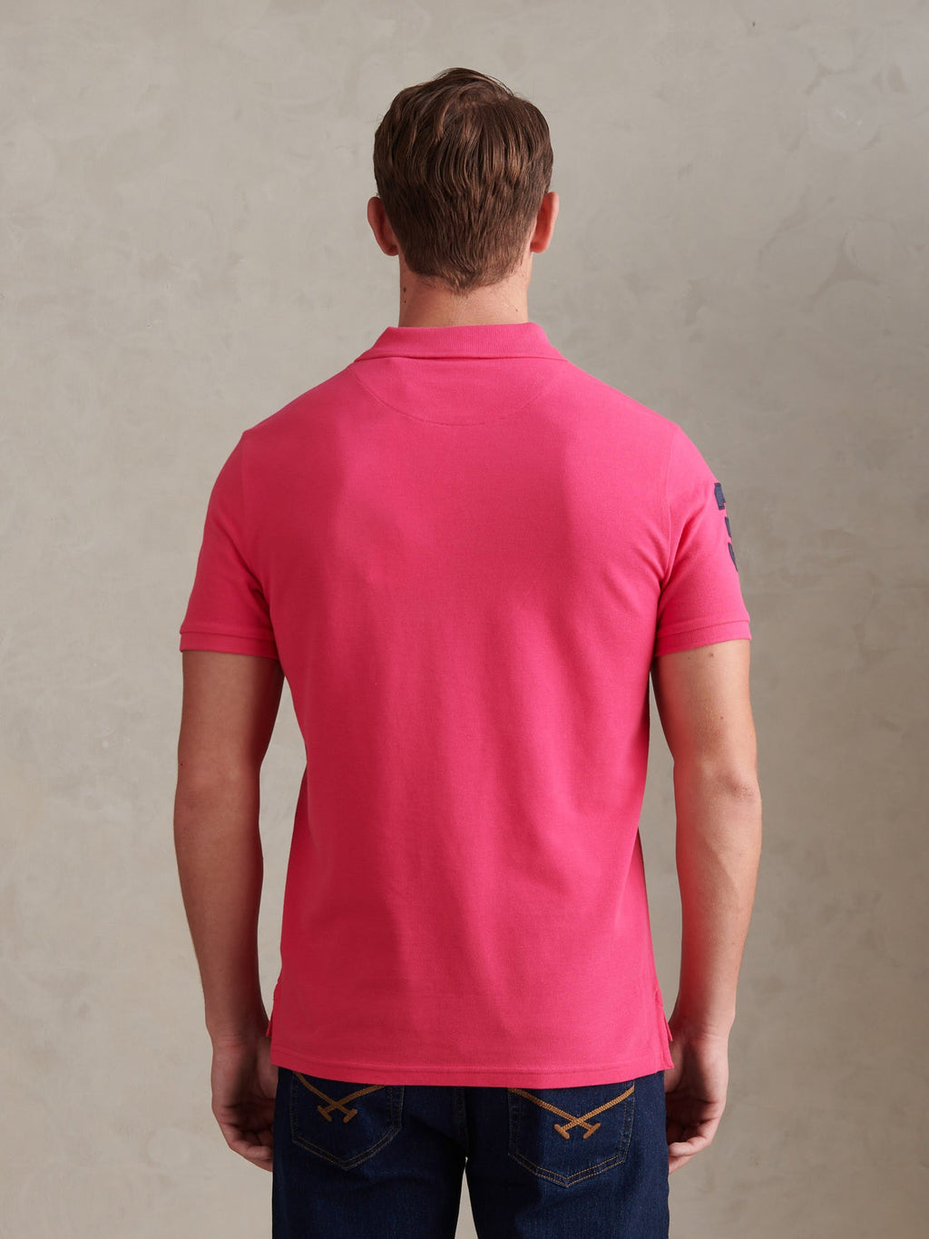 Mens Player 3 Polo Shirt Raspberry Sorbet