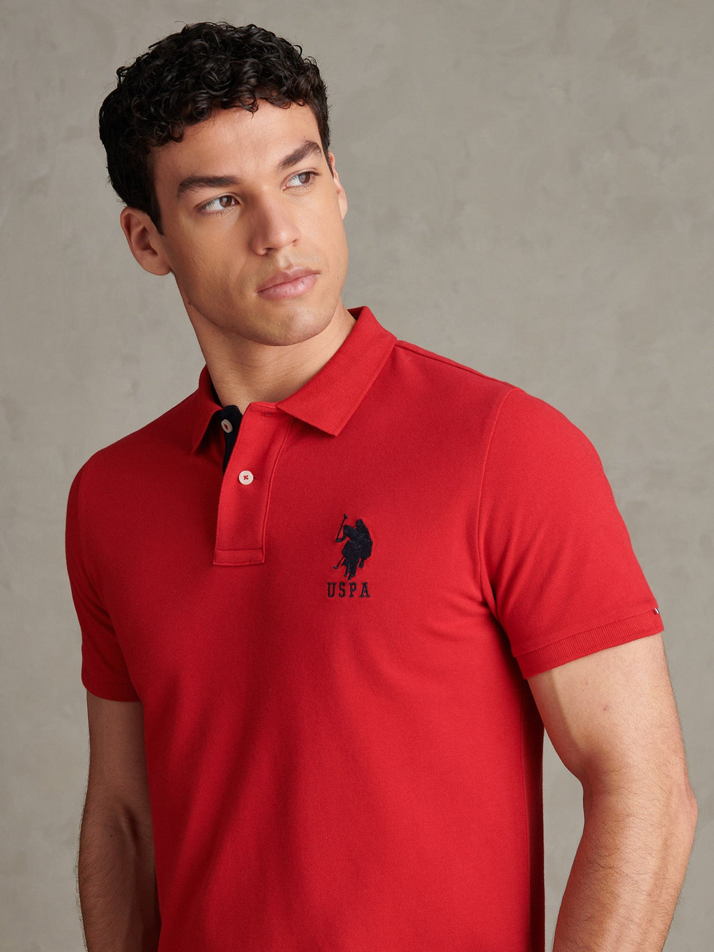Mens Player 3 Polo Shirt Haute Red
