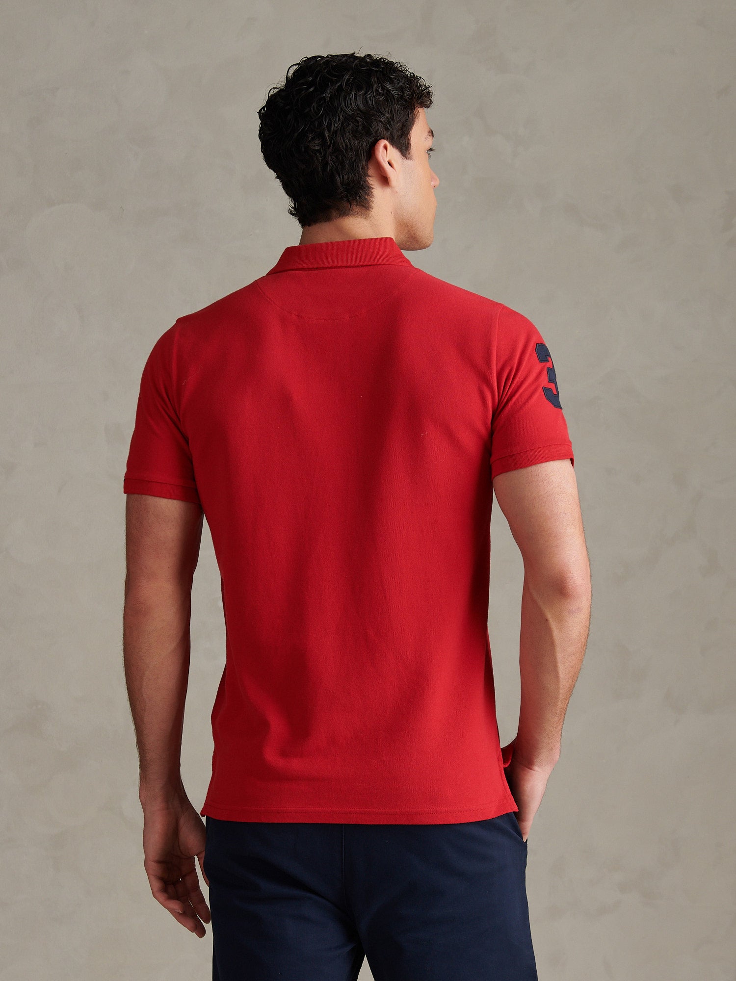 Mens Player 3 Polo Shirt Haute Red
