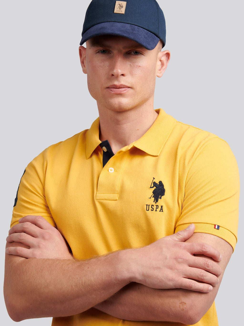 Mens Player 3 Polo Shirt Golden Apricot