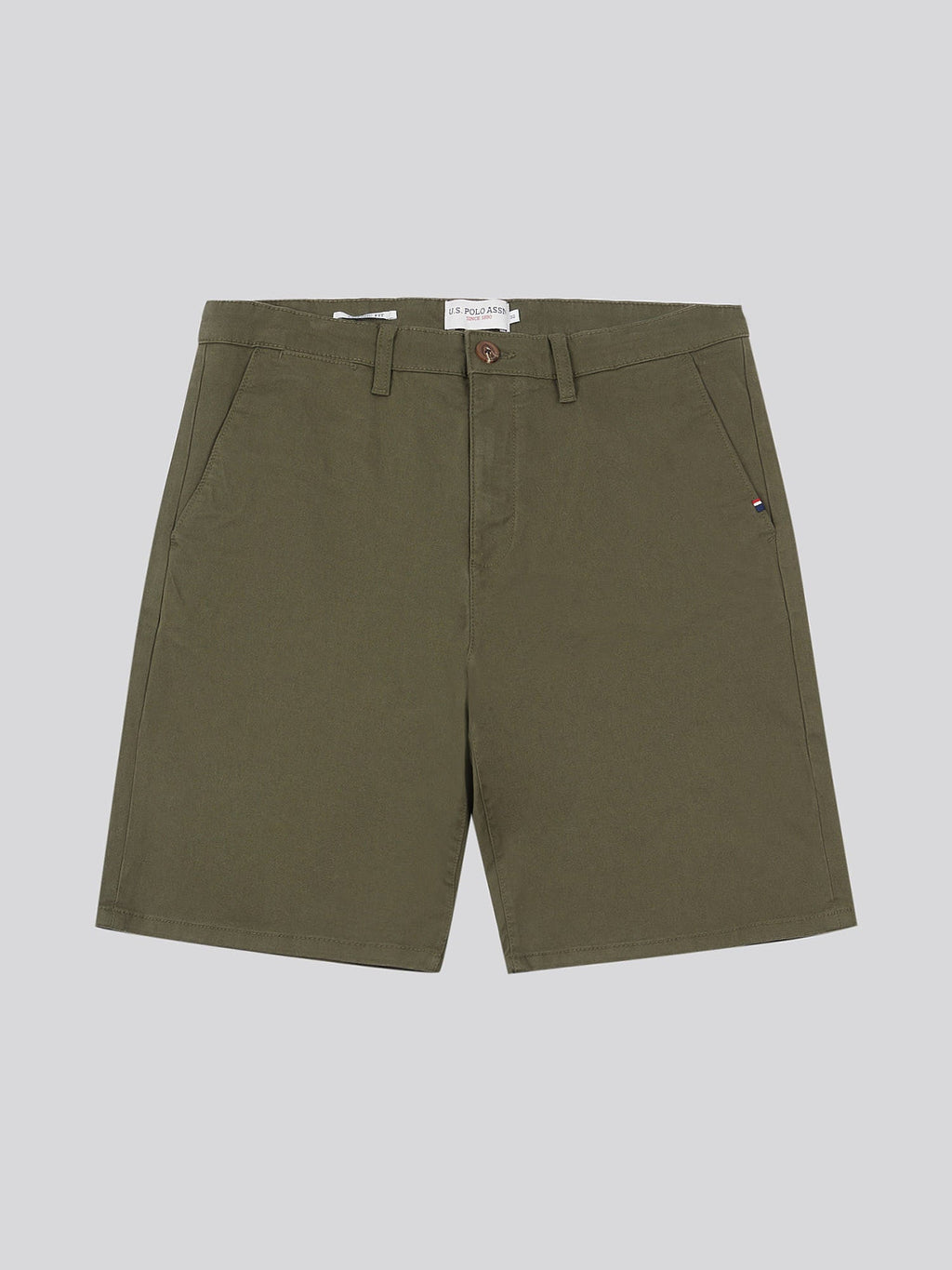 Mens Classic Chinos Shorts Forest Night