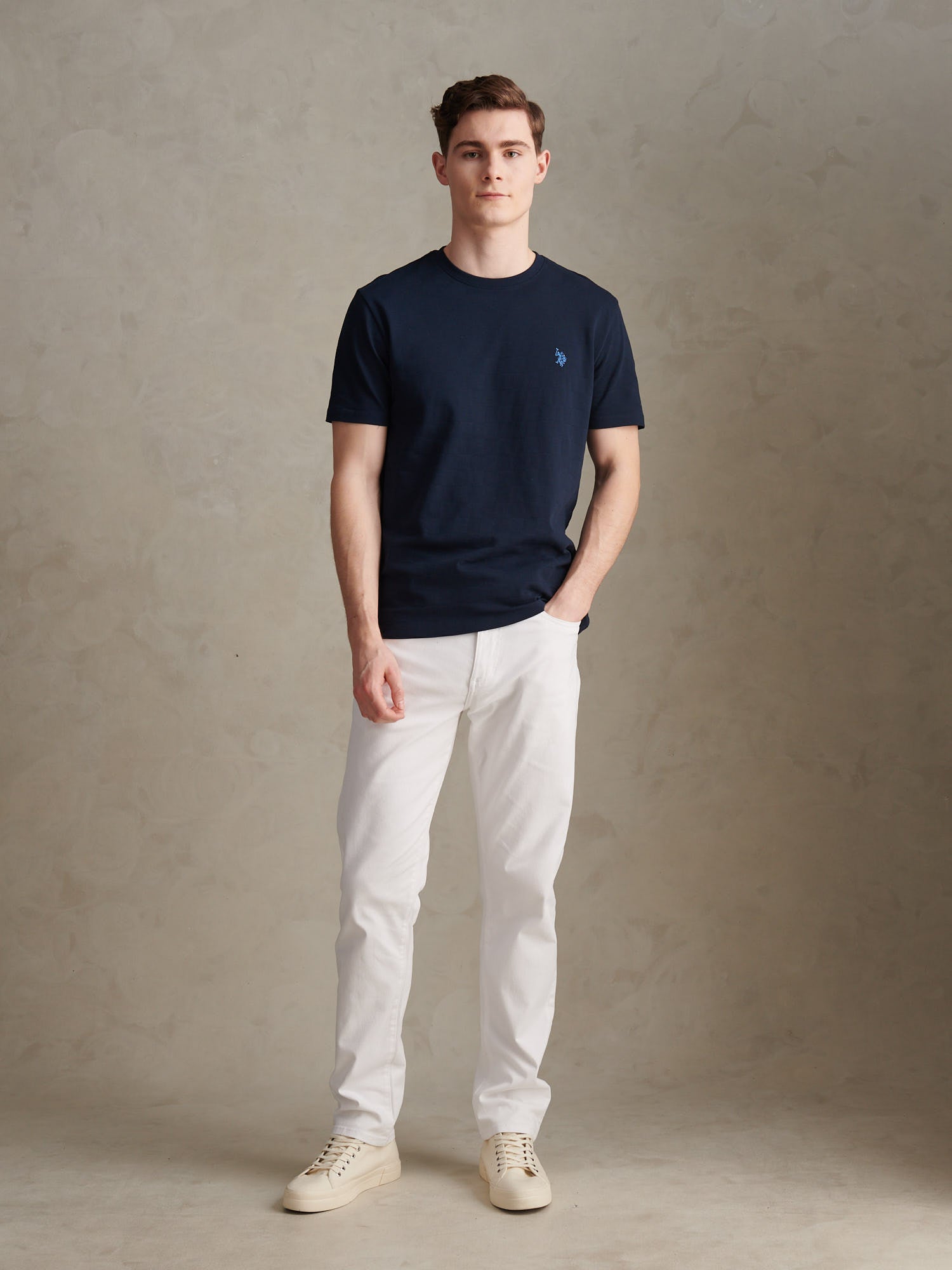 Mens Core 5 Pocket Trouser Bright White