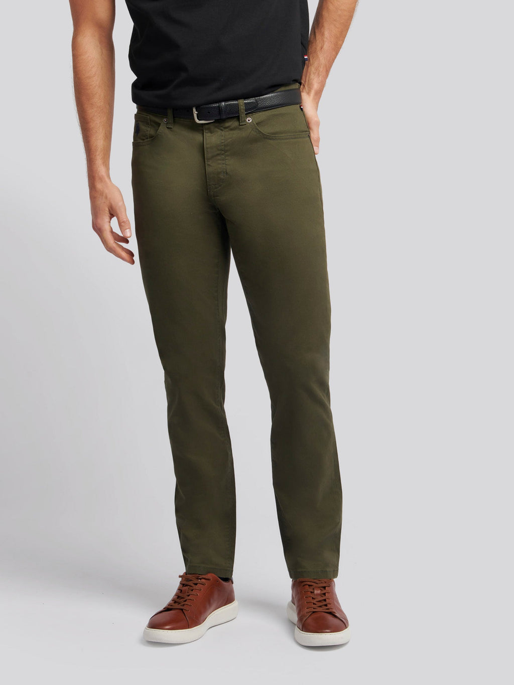 Mens Core 5 Pocket Trouser Forest Night