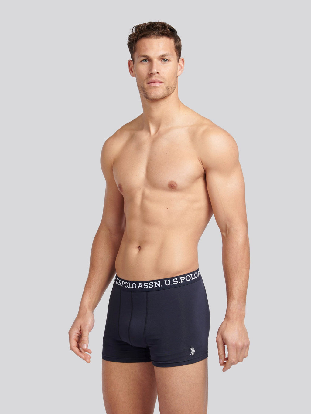 Mens 3 Pack USPA Trunk Dark Sapphire Navy