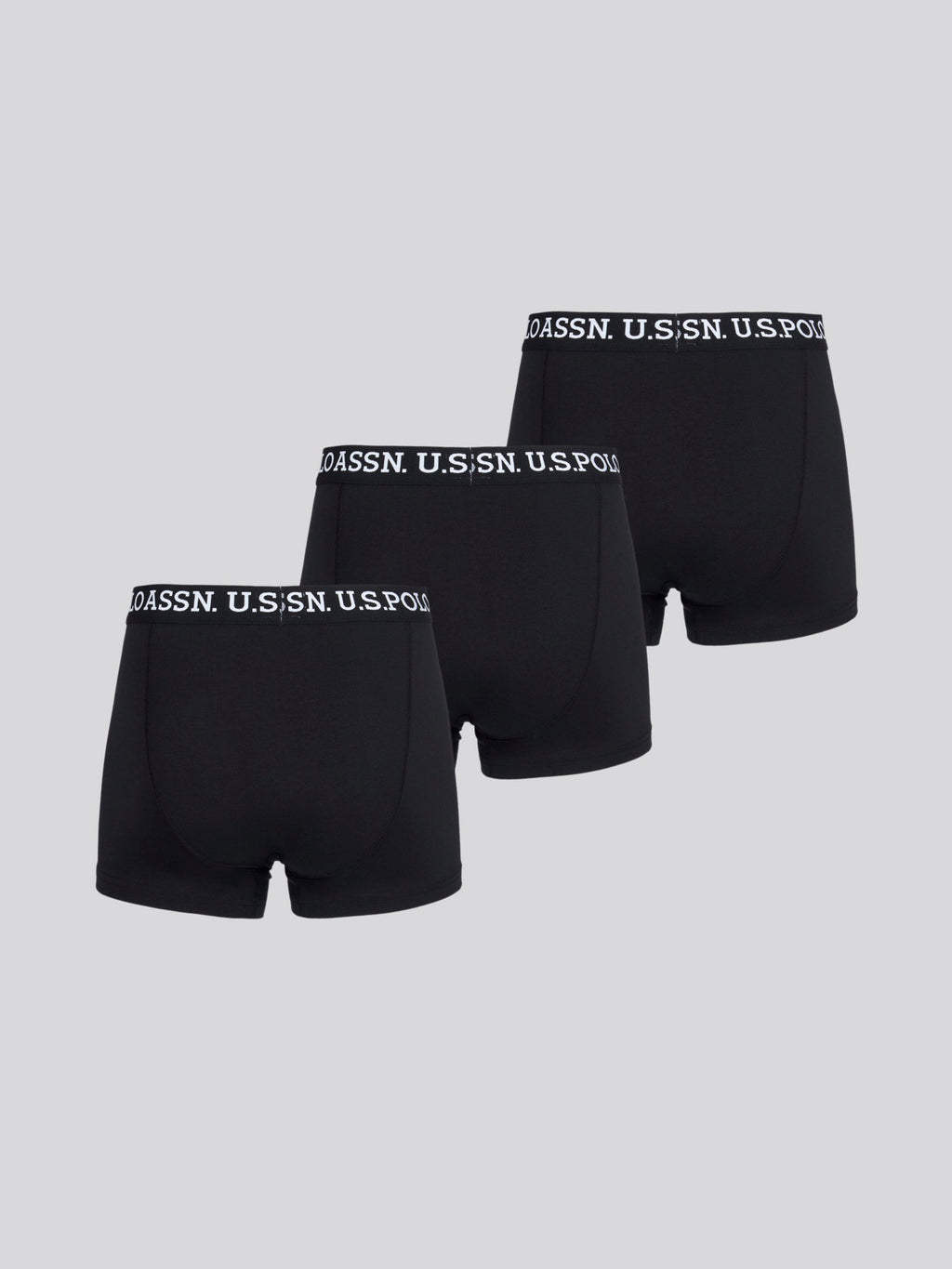 Mens 3 Pack Boxer Shorts Black