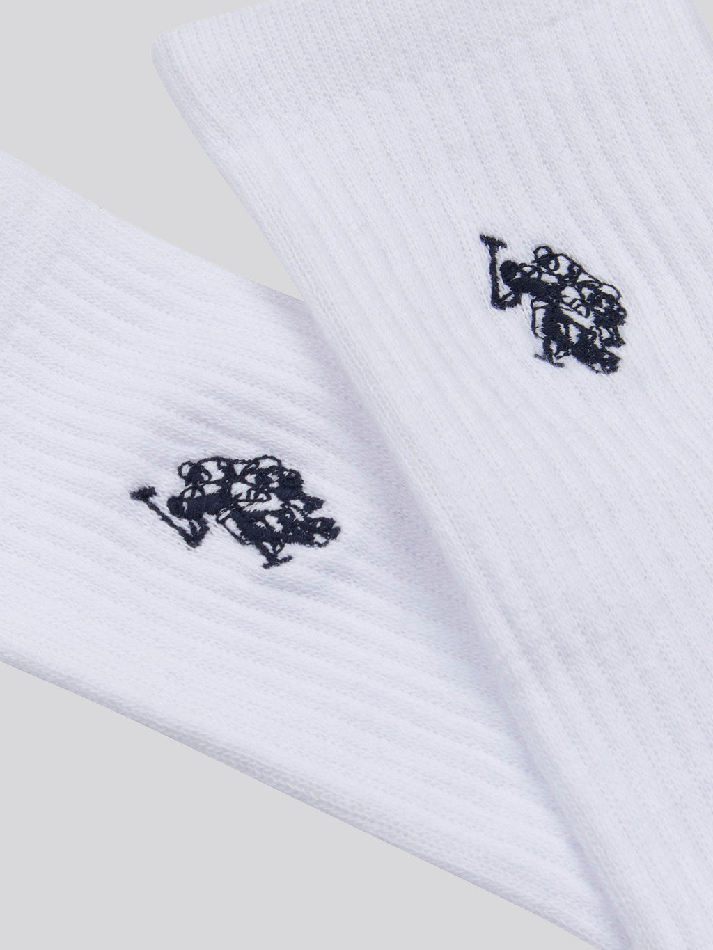 Mens Five Pack Classic Sports Socks in Bright White