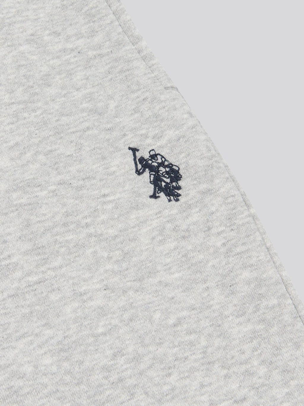Mens Double Horsemen Jogger in Mid Grey Marl