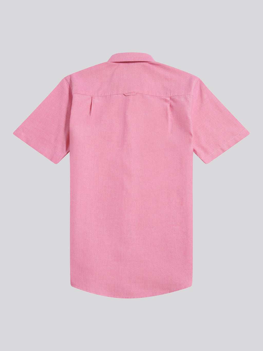 Mens  Short Sleeve Oxford Shirt Chateau Rose