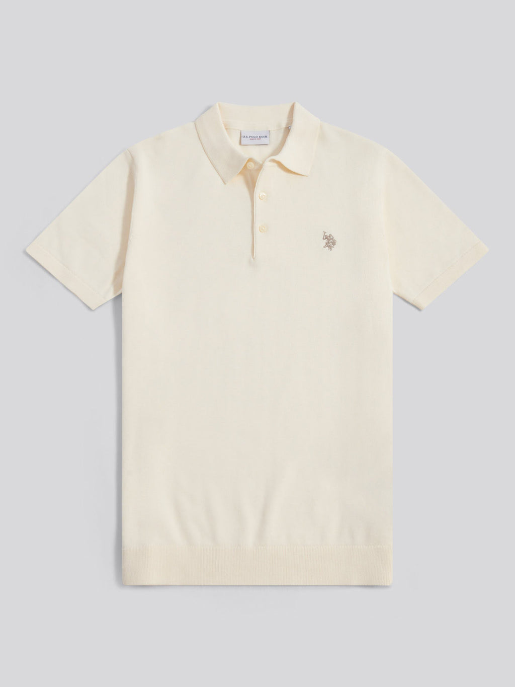 Mens Combed Cotton Polo Shirt Whisper White