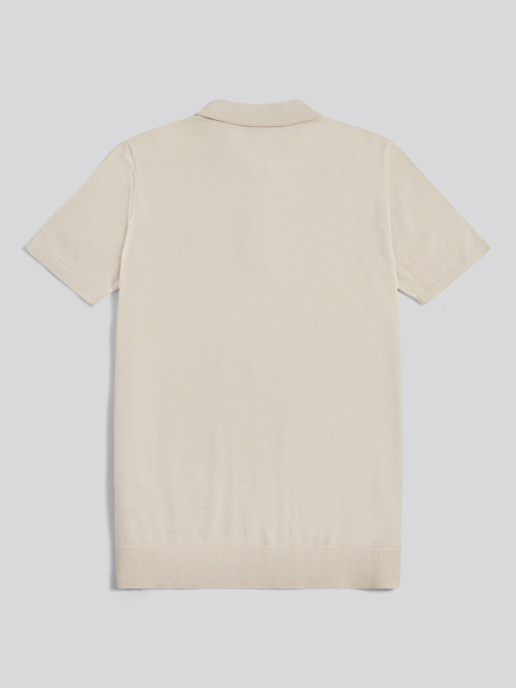 Mens Combed Cotton Polo Shirt Beige