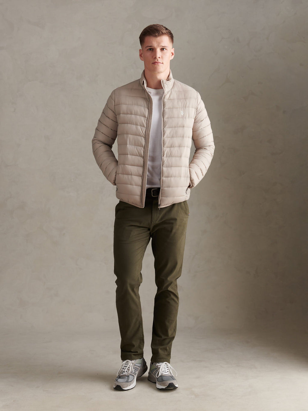 Mens Lightweight Bound Quilted Jacket Atmosphere