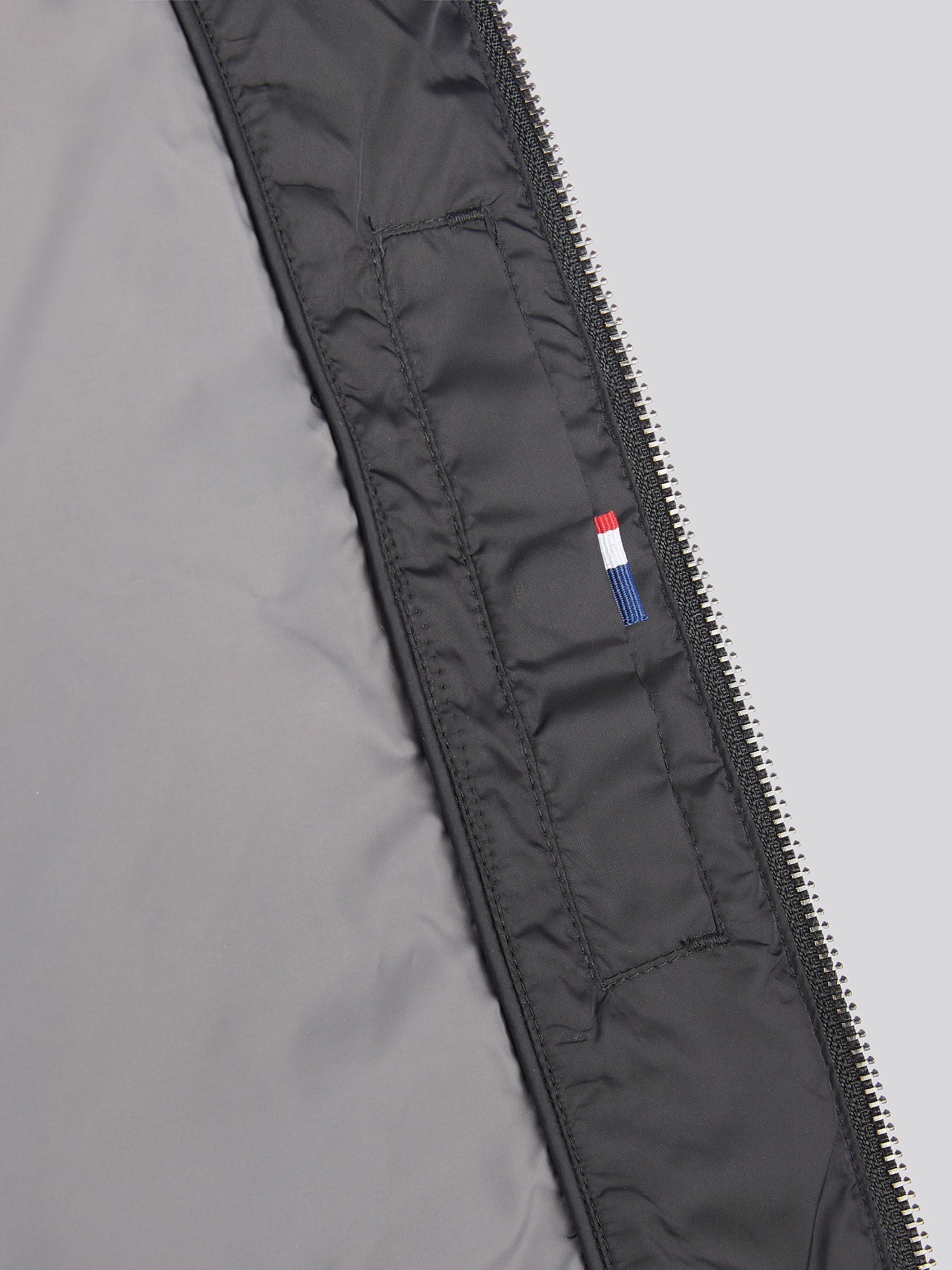 Mens Diamond Quilt Padded Collared Jacket in Black