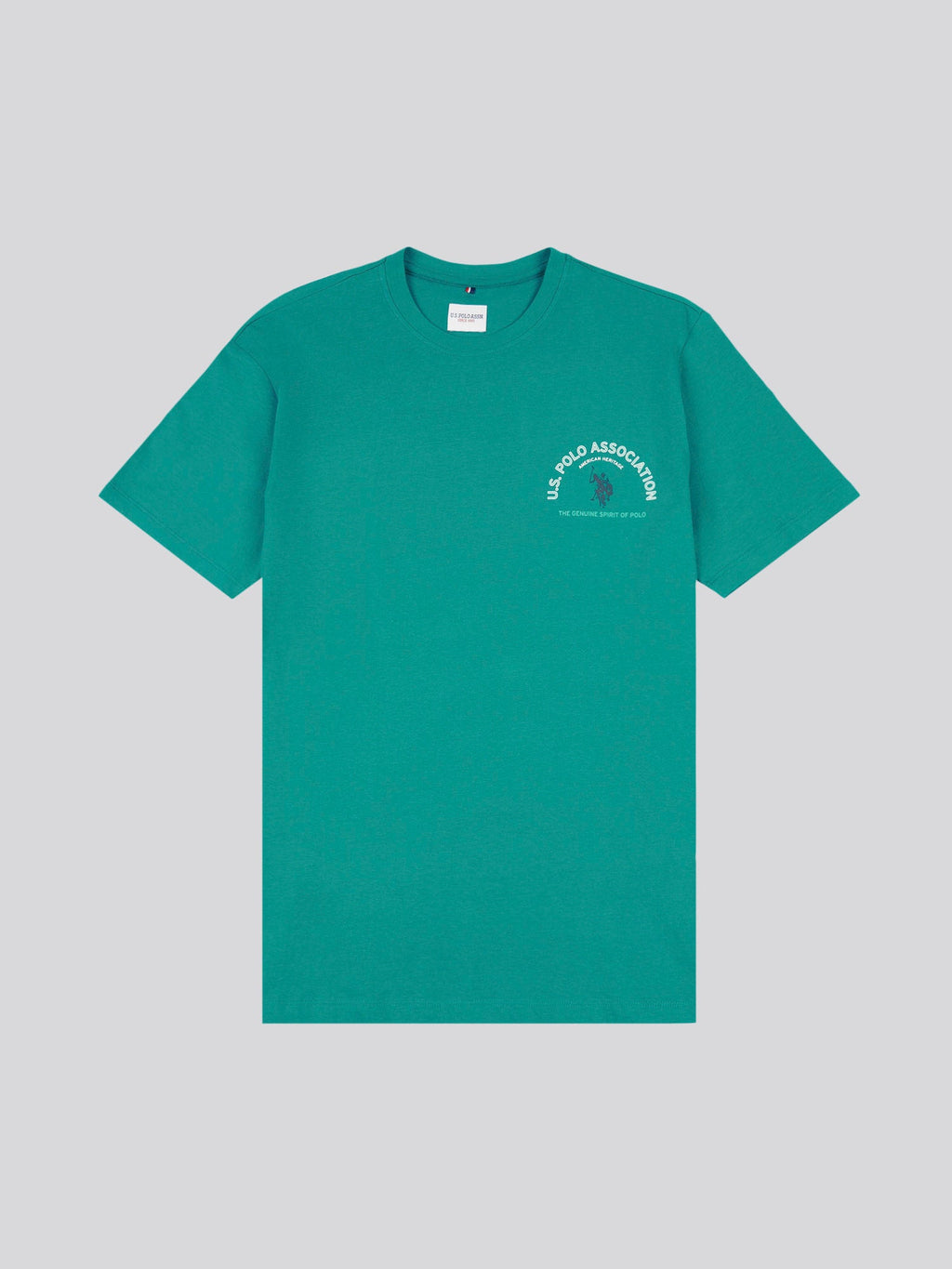 Mens Front/Back Print Graphic T-Shirt in Alexandrite
