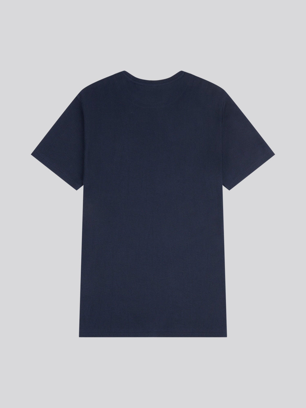 Mens Vertical Texture T-Shirt in Dark Sapphire Navy / Moonlight Blue DHM