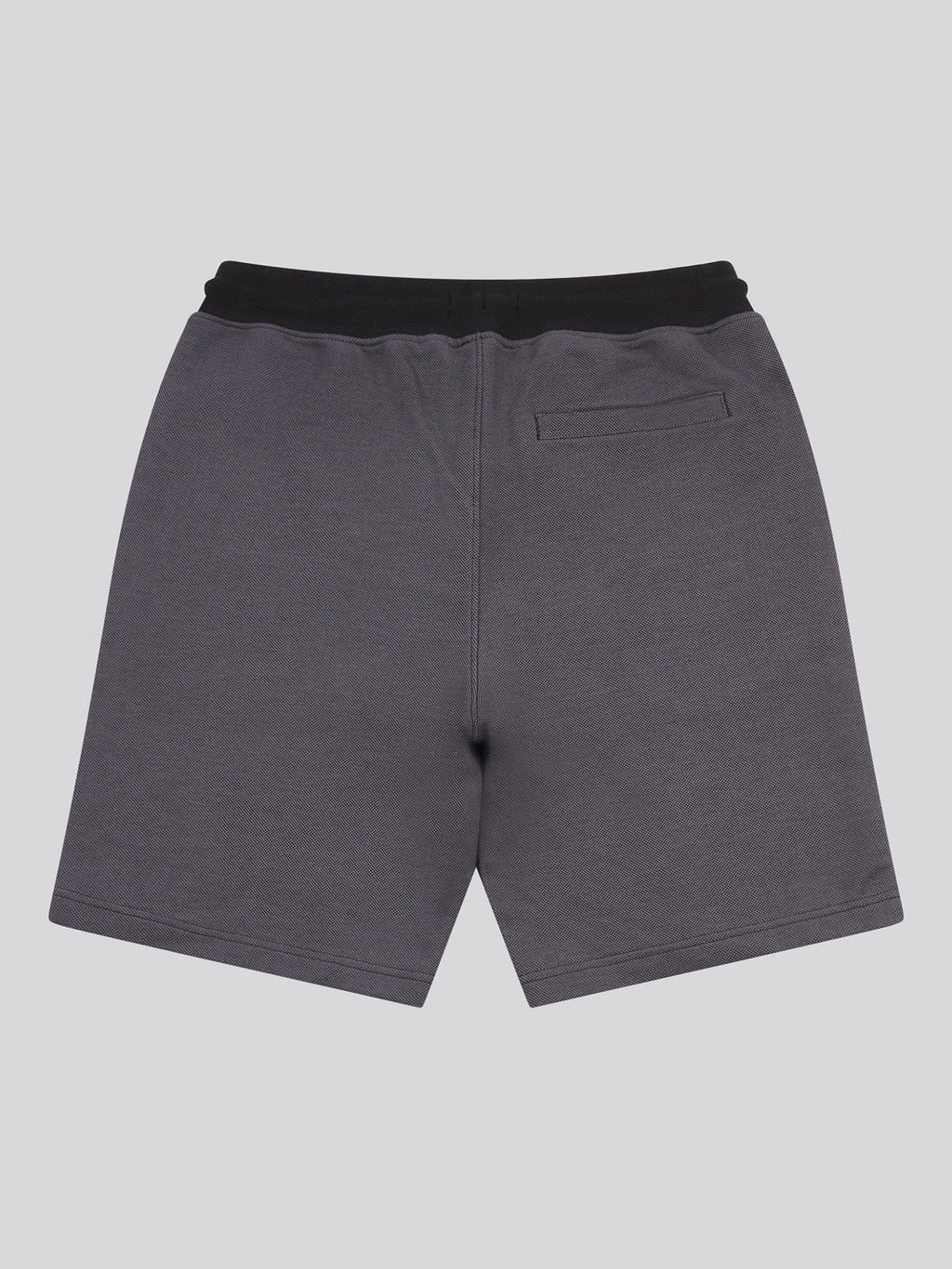 Mens Smart Two Tone Pleat Short in Black