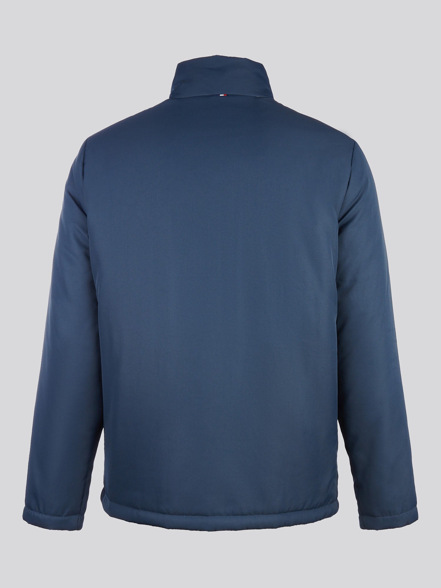 Mens Lightweight Quilt Funnel Puffer in Dark Sapphire Navy / Moonlight Blue DHM
