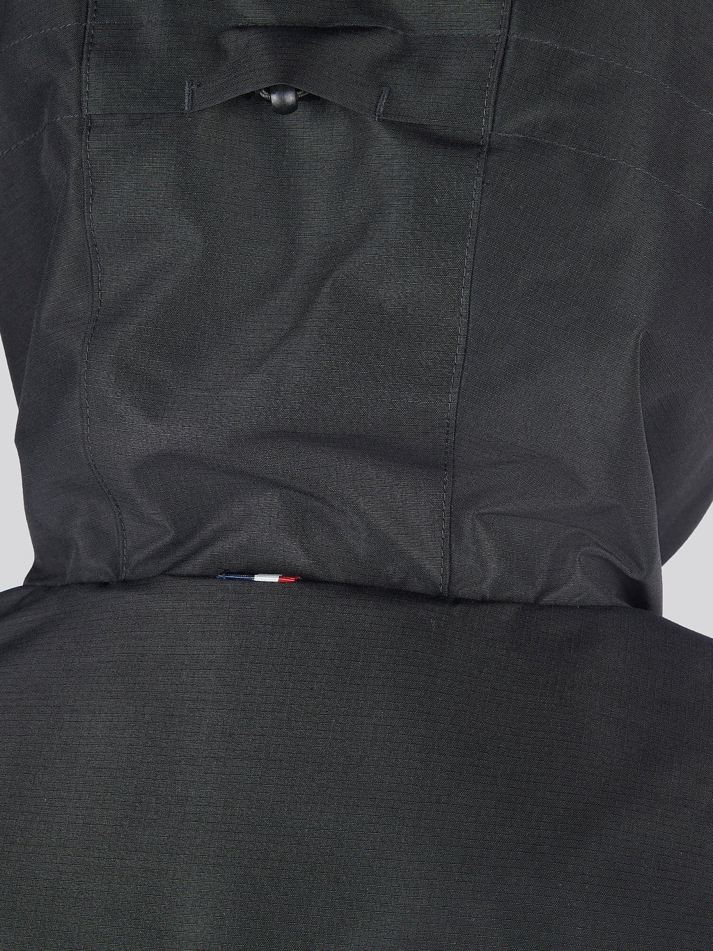 Mens Fleece Lined Winter Rain Jacket in Black