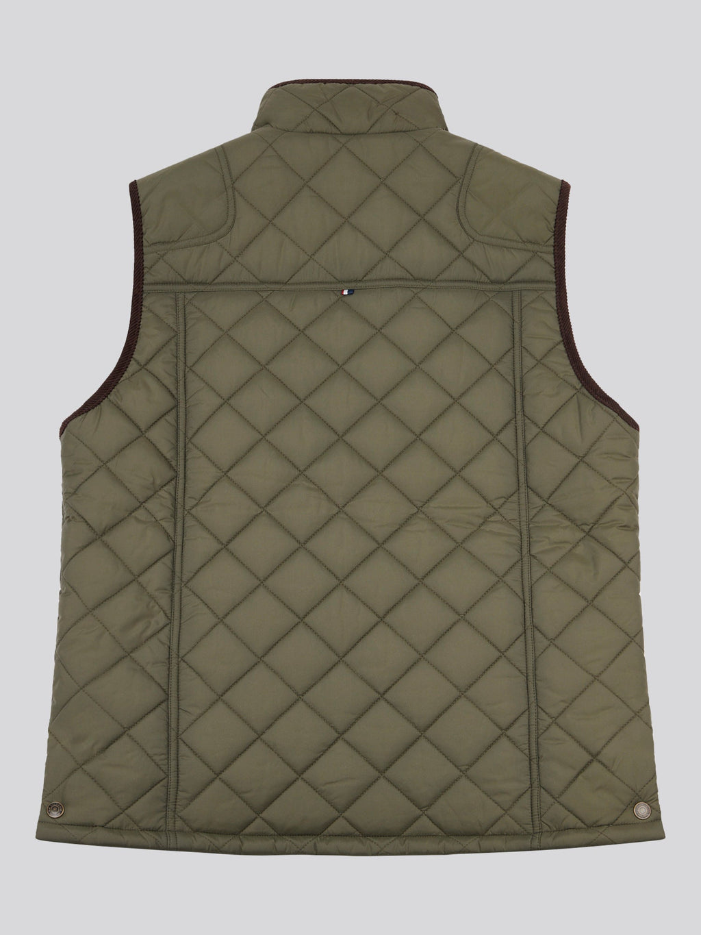 Mens Quilted Country Gilet Forest Night