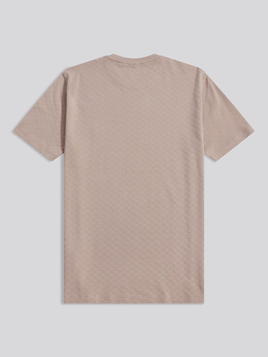 Mens Check Texture T-Shirt in Atmosphere